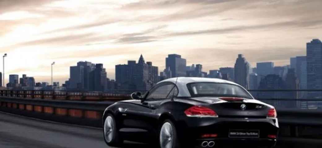 BMW Z4 Silver Top