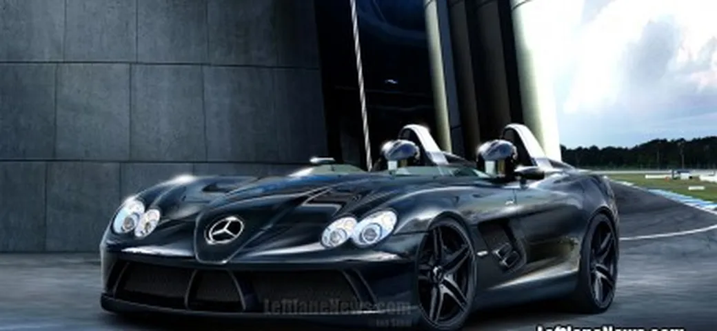 Mercedes Slr Speedster: cattiva in abito nero