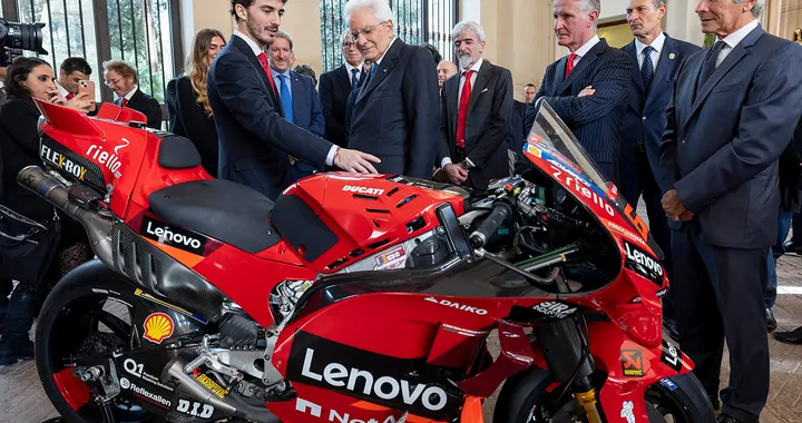 MotoGP, Bagnaia e il Team Ducati da Mattarella