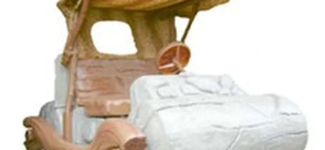La macchina dei Flintstones in mostra a Torino