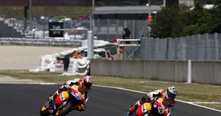 Dovizioso: "tutto il pubblico spingeva per me". Stoner: "abbiamo avuto un problema di pressione delle gomme". Pedrosa: "sono riuscito a finire la corsa".