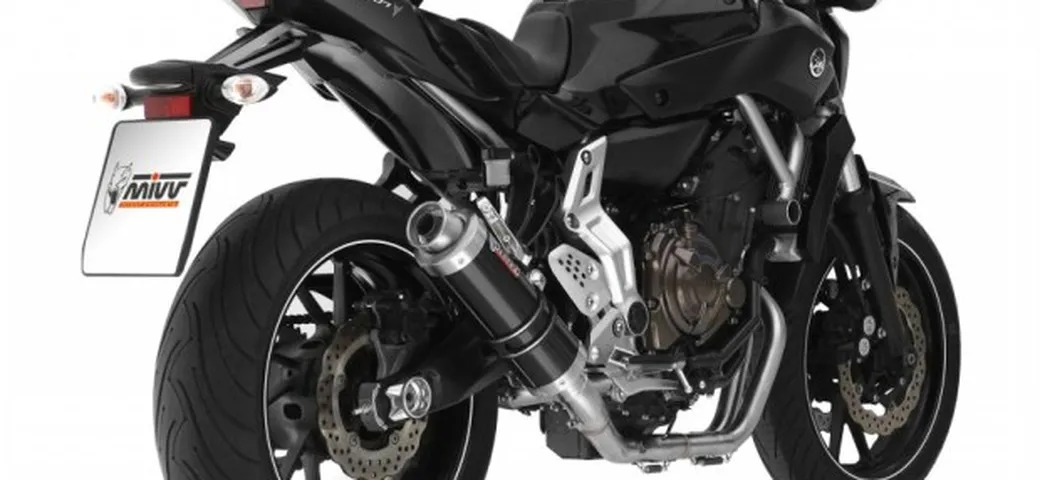MIVV: scarico aftermarket per Yamaha MT-07
