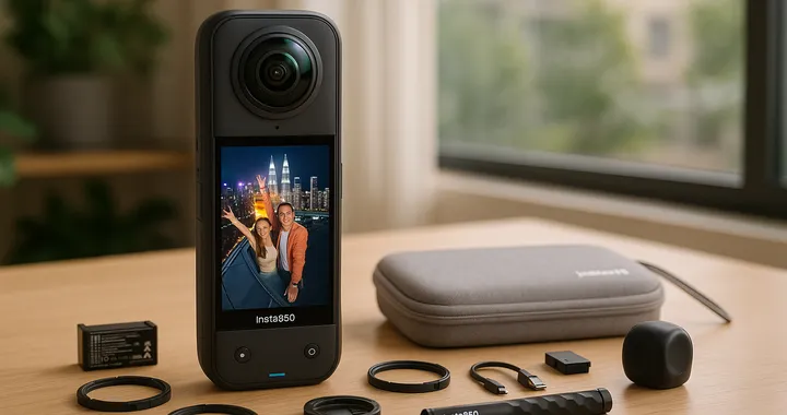 Insta360 X5 scende di prezzo: qualità 8K e kit completo in offerta su Amazon