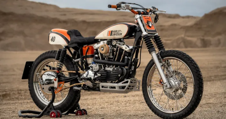 Harley Ironhead “Iron Rookie”: la scrambler nata in officina