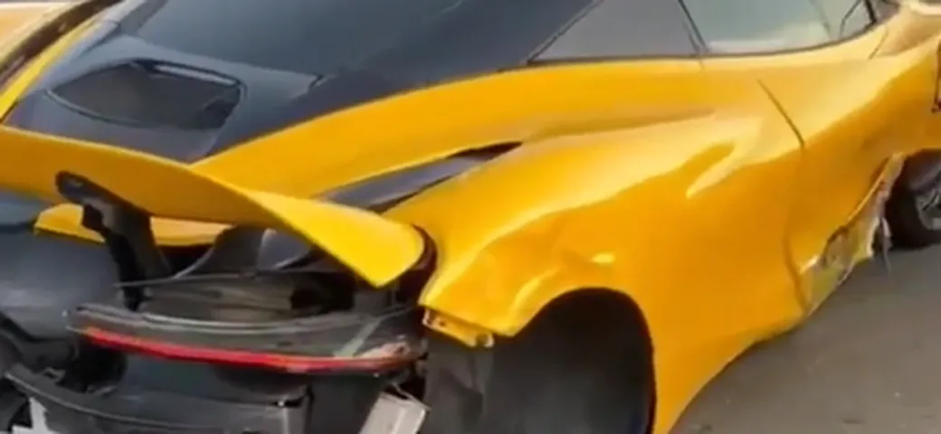 Accelera e si schianta con la McLaren 720S