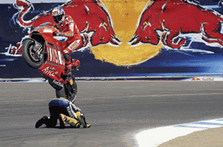 Foto del giorno: Laguna Seca? Stoner avrebbe preferito così...