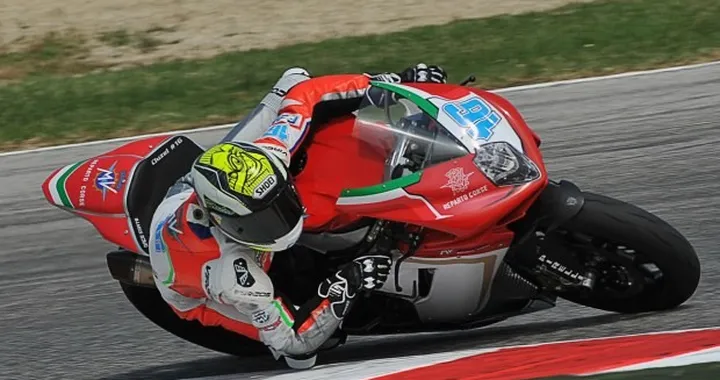 Supersport Misano 2014: Cluzel in pole con la MV Agusta, De Rosa terzo [FOTO]