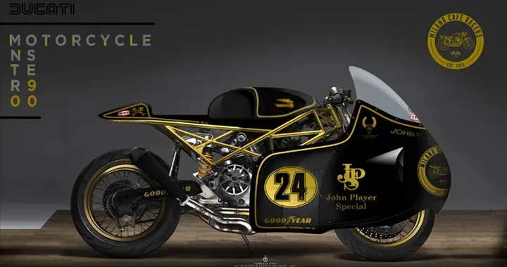 Sultans of  Sprint, Milano Cafe Racers al via con la Special nero-oro