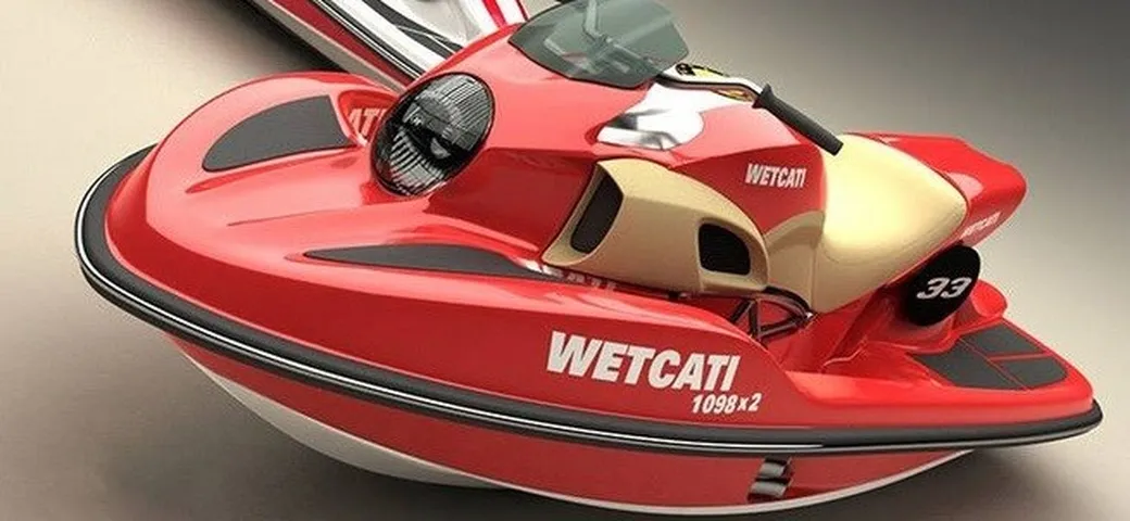 Wetcati 1098x2: la moto d'acqua 'desmo'