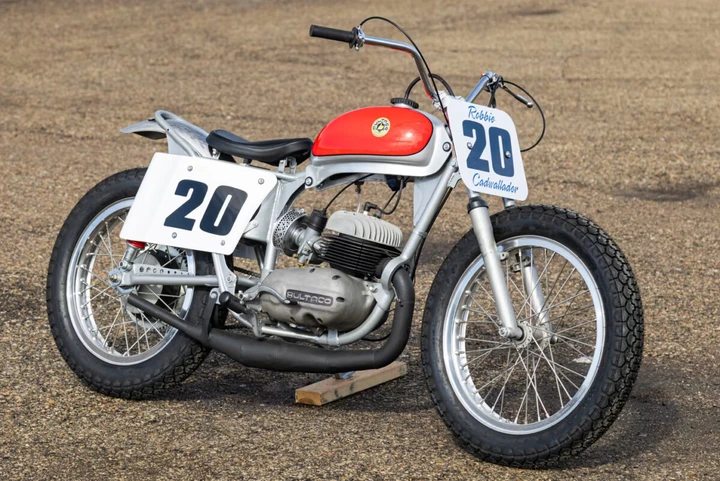 Bultaco Sherpa S 1963: all'asta la rara Flat Tracker di Kanemoto