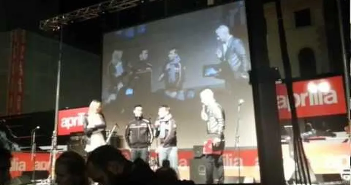 Aprilia festa Max Biaggi a Noale Mondiale SBK 2012 Parte 1