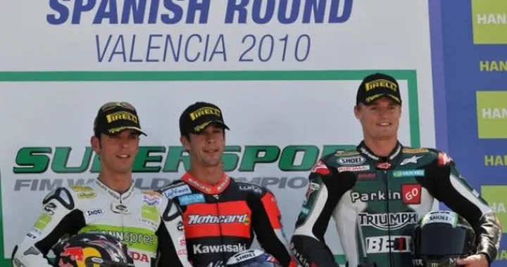 Supersport: primo podio per Chaz Davies con la Triumph Daytona 675