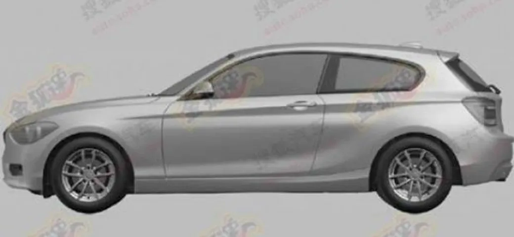 BMW Serie 1 3 porte F20: ecco i disegni tecnici
