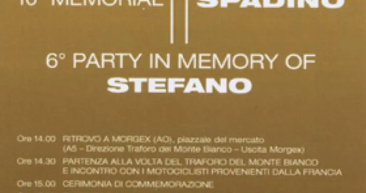 10° memorial Spadino