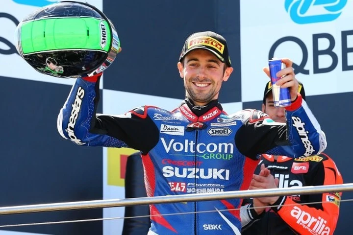Laverty vincitore all'esordio con Suzuki: 