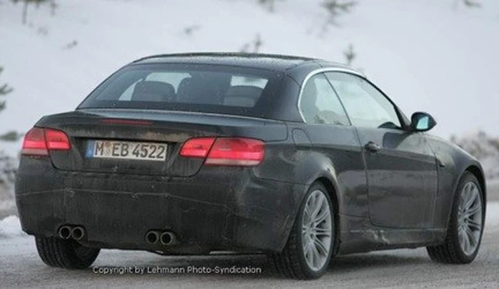 Foto spia BMW M3 Cabrio