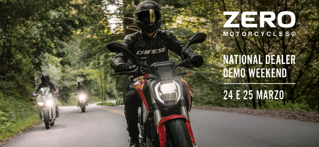 Zero Motorcycles: il Demo Ride di fine marzo