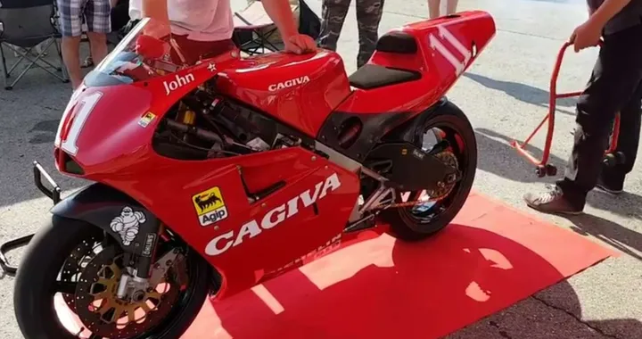 Emozioni a due tempi: la melodia della Cagiva C594 da GP