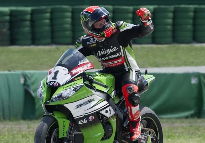 SBK Misano 2014 LIVE: Sykes vince anche Gara-2 su Baz e Melandri, 9° Giugliano [FOTO]