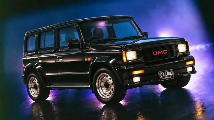 Suzuki Jimny Nomade, addio look da 4x4: ora sembra un GMC Typhoon degli anni '90