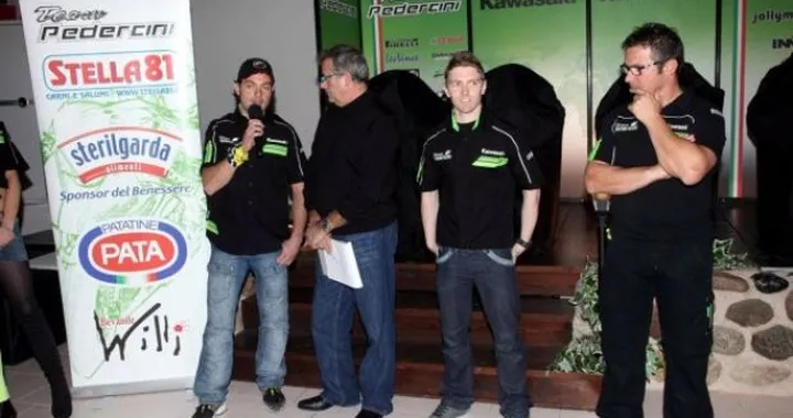 18 candeline per il Team Pedercini. Presenti Rolfo, Aitchison e Borciani (Team Manager e pilota nel CIV)