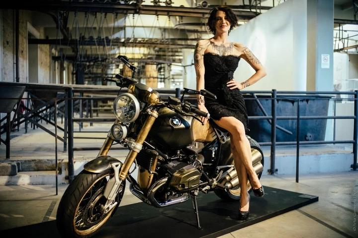 BMW R nineT Tattoo by Marco Manzo al Macro di Roma