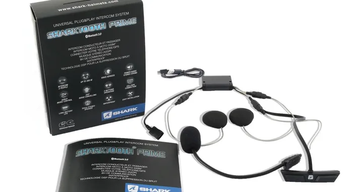 Sistema di comunicazione Sharktooth Prime con tecnologia Bluetooth 3.0