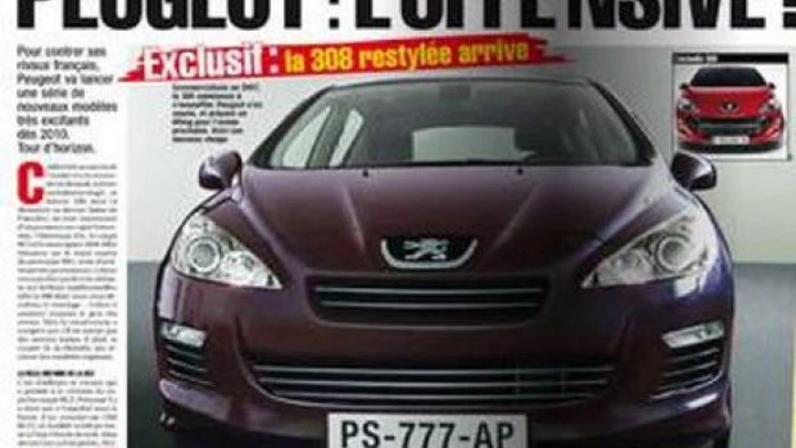 Peugeot 308: il restyling nel 2010