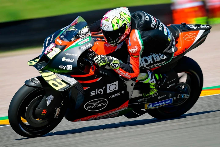 MotoGP, Aprilia: a Misano una livrea per omaggiare i 100 anni di Moto Guzzi?