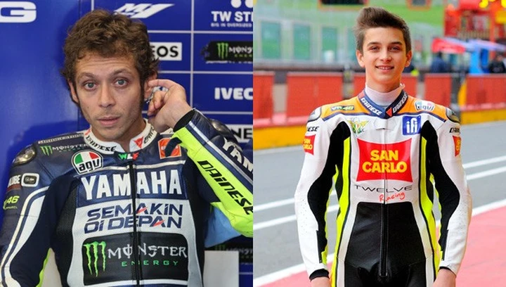 Misano Misano 2013: due… i “Rossi” in pista, Valentino e Luca (Marini)