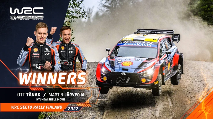 WRC: in Finlandia Tanak interrompe il dominio Toyota
