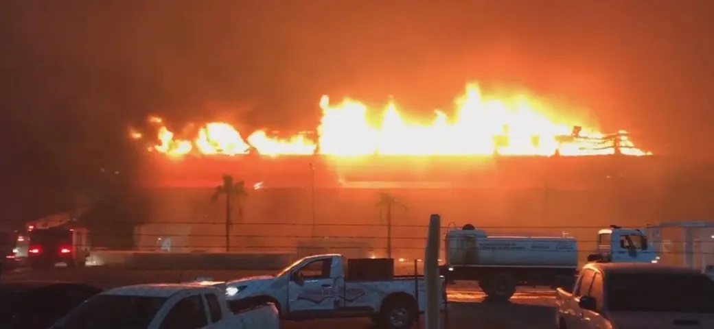 Incendio e danni a Termas de Rio Hondo