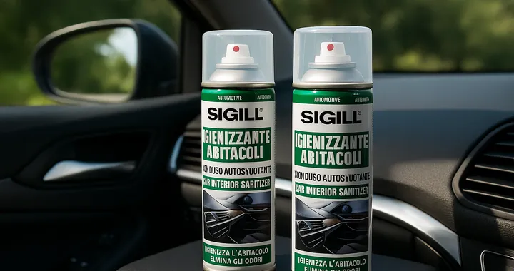 Igienizzante abitacoli SIGILL: aria fresca in auto a prezzo SHOCK
