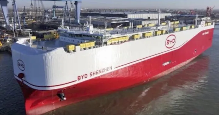 BYD Shenzen: la nave cargo da record per l'espansione globale