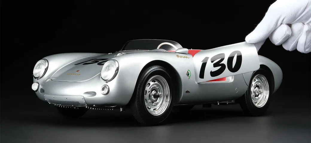 Porsche 550 RS Spyder 'Little Bastard' di James Dean: gioiello in scala da salotto