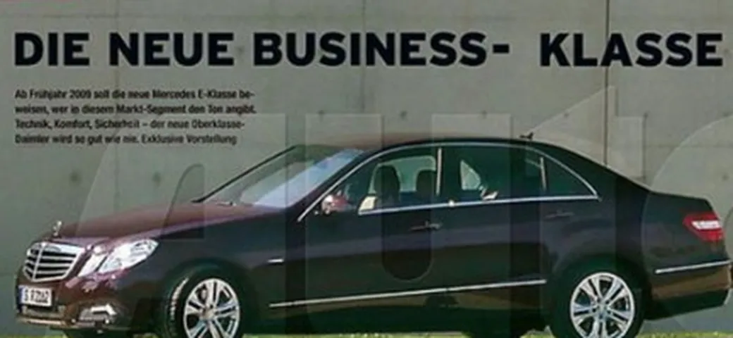 Mercedes classe E: prima foto senza veli
