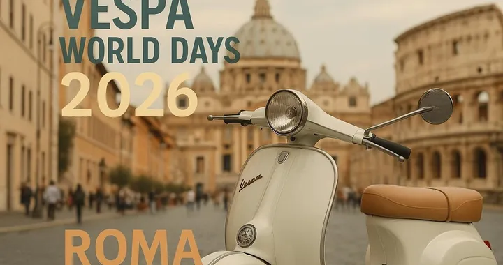 Vespa World Days 2026: Roma celebra l'80° anniversario della Vespa