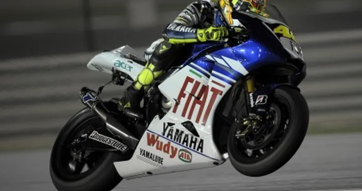 Test in notturna: Valentino Rossi soddisfatto a metà