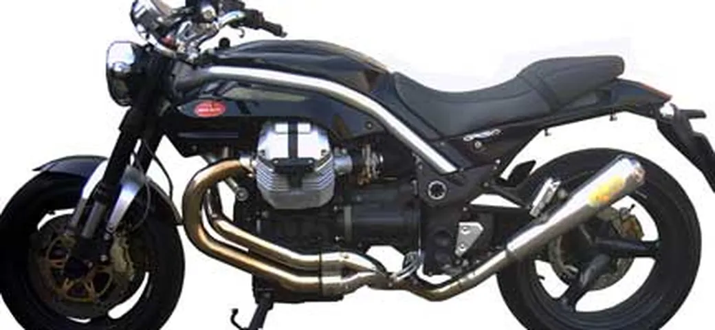 Nuovo scarico Exan per Guzzi Griso