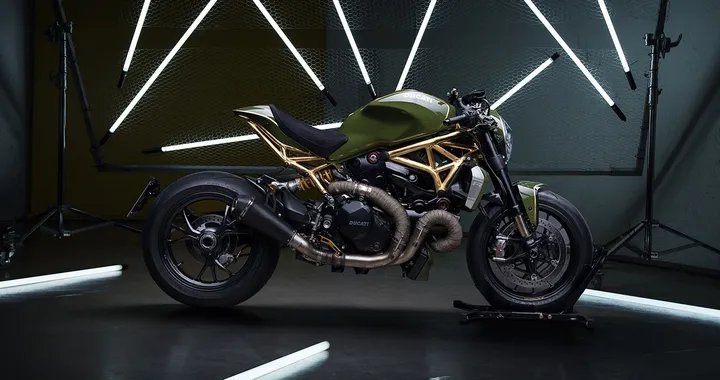 Ducati Monster "24K" by Diamond Atelier
