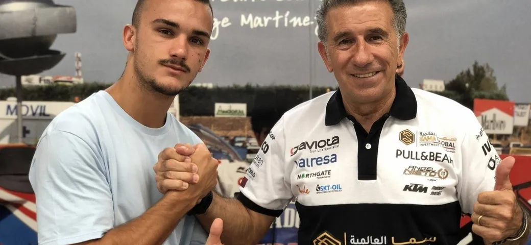 Canet in Moto2 nel 2020 con l'Angel Nieto Team