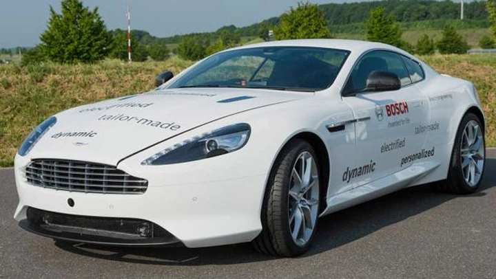 Aston Martin DB9 Plug-in Hybrid Bosch in video