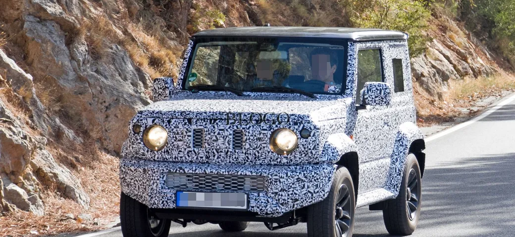 Suzuki Jimny 2018: foto spia su strada