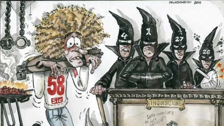 Sic giudicato colpevole dal tribunale dell'inquisizione