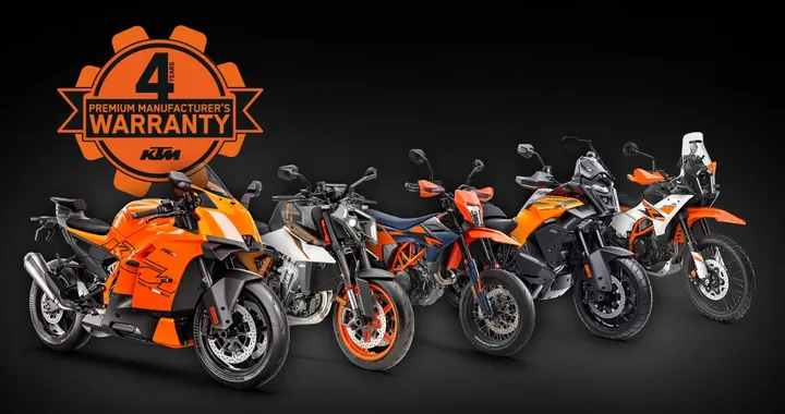 KTM estende la Garanzia Premium a 4 anni su tutta la gamma stradale dal 2025