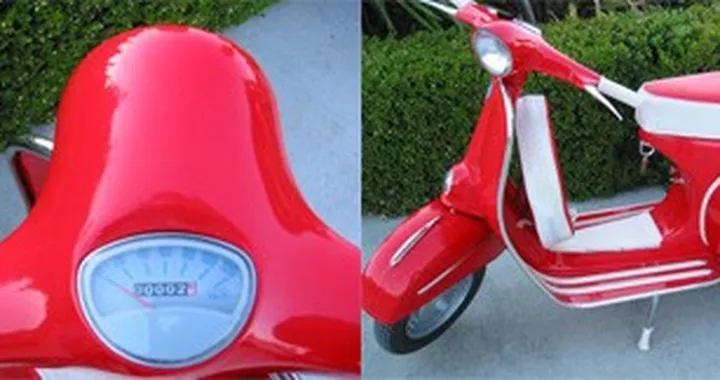 Vespa del 1966 a Km Zero?