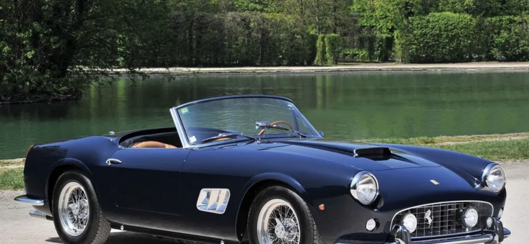 Ferrari 250 GT California Spider all'asta di Villa Erba