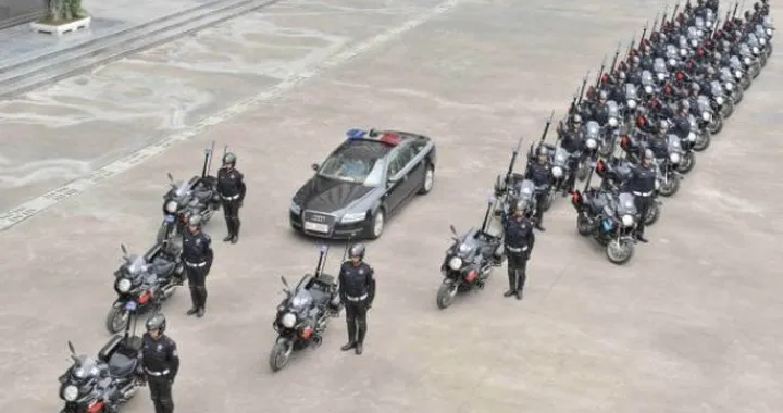 Aprilia Mana 850 in dotazione alla Polizia di Chongqing