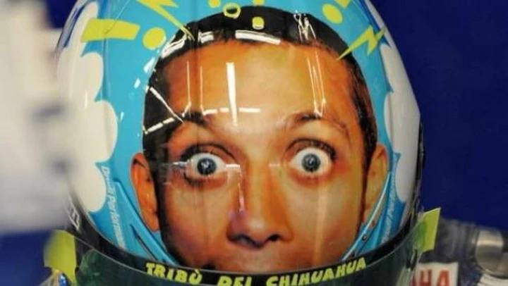Tutti i caschi di Valentino Rossi