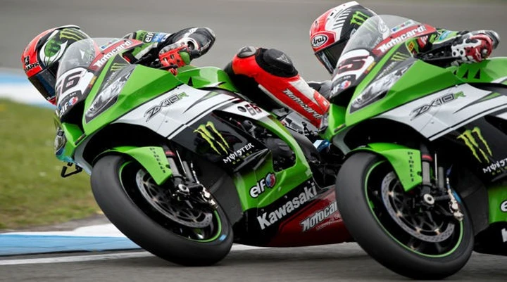 Sykes e Rea - Donington 2015